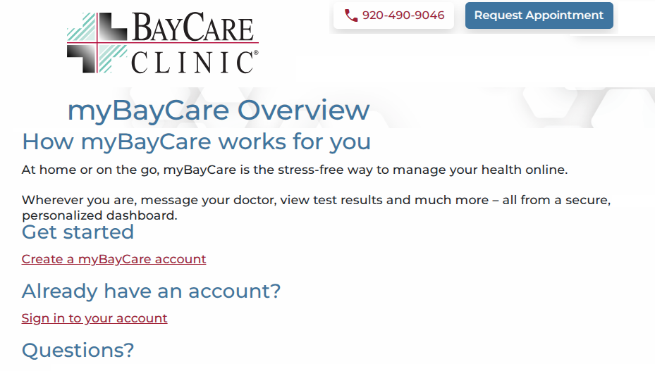 BayCare Patient Portal